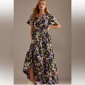 Anthropologie Floral Somerset Dress NWT